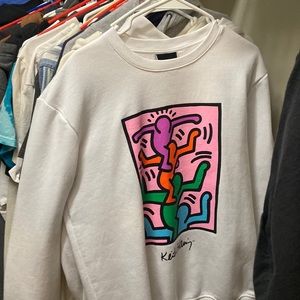 Mens Keith Haring crew neck